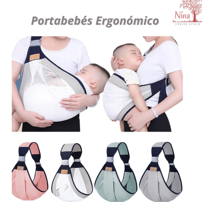 Porta Bebé Ergonómico y Ajustable