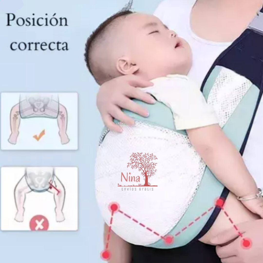 Porta Bebé Ergonómico y Ajustable